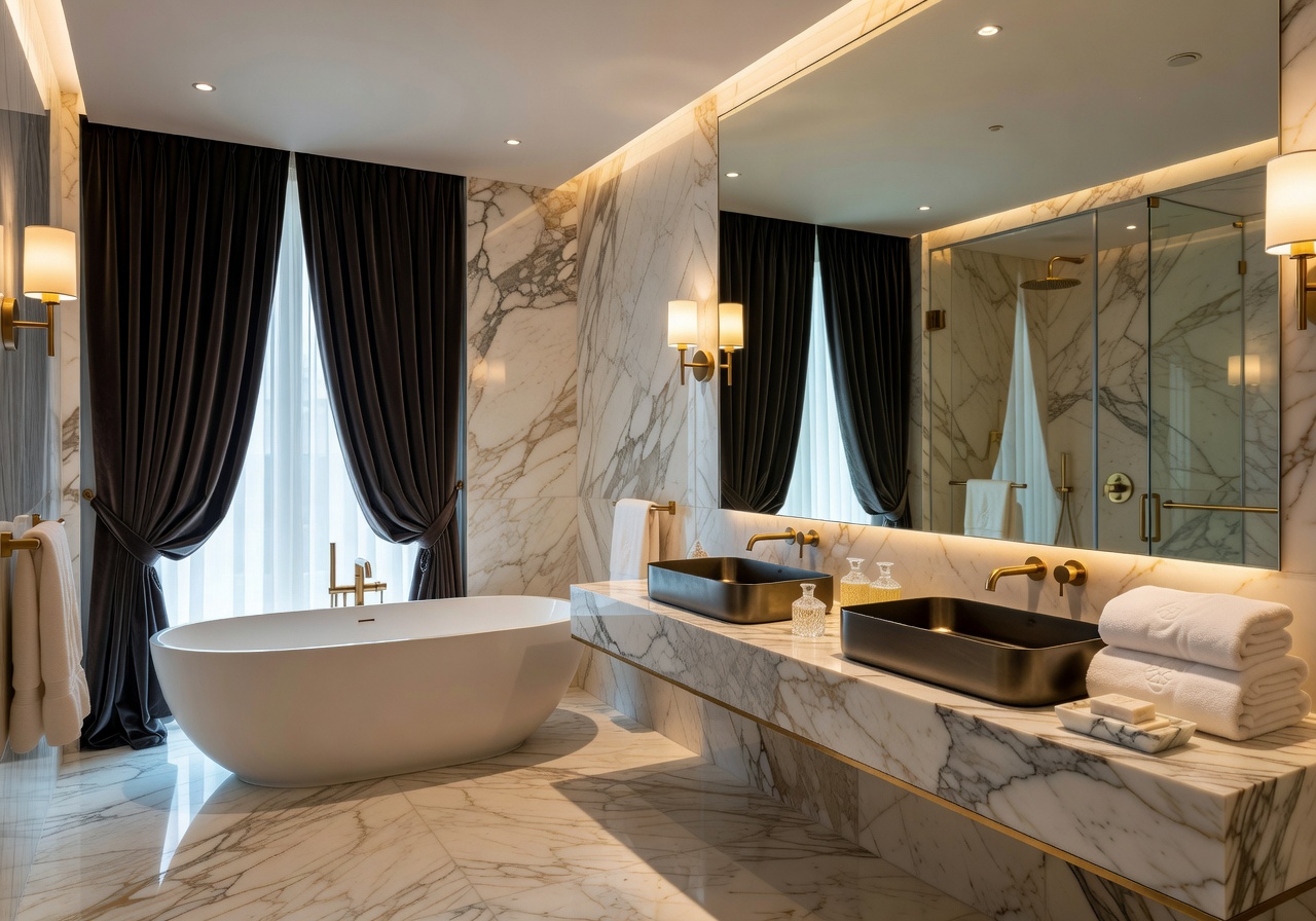 Luxury Hotel Bathroom