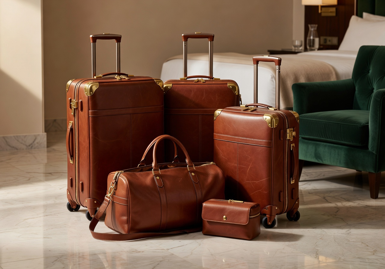 Luxury Travel Luggage Layout