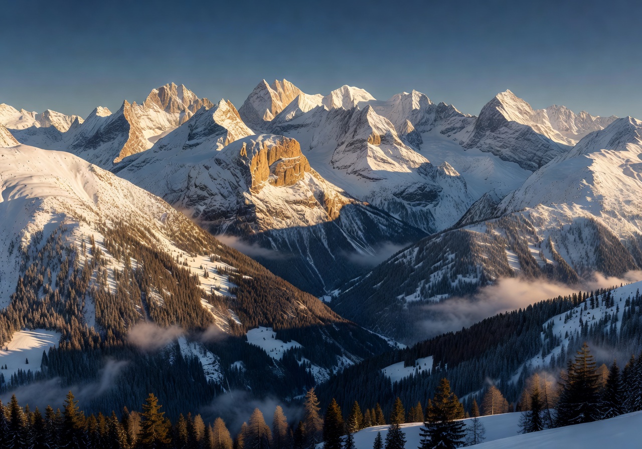Swiss Alps Mountains